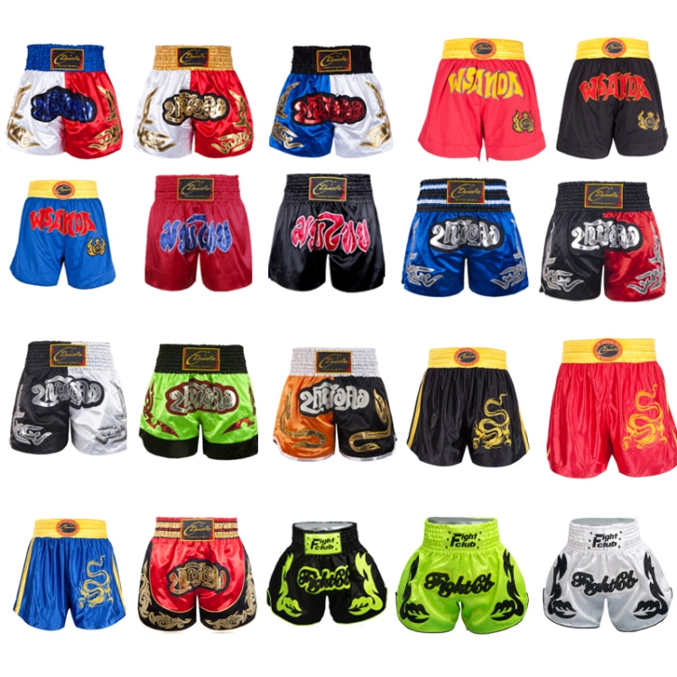 ZhuoAo Muay Thai/Boxing/Sanshou/Fighting Shorts for Men and Women, Size:XXL(Quick Dry Sanda Blue) - Sportswear by ZhuoAo | Online Shopping South Africa | PMC Jewellery
