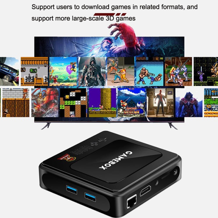 GD10 64G Built-In 30000+ Games Dual System Set-Top Box 3D Home 4K HD  TV Game Console Box US Plug(White) - free shipping - PMC TechLife - Order now!