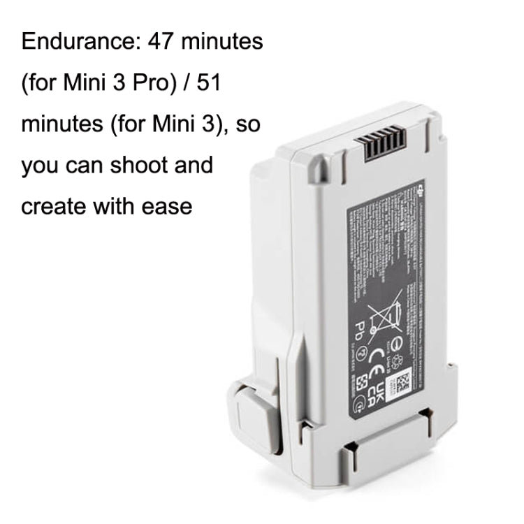 Original DJI Mini 3 Pro / Mini 3 Long Life Smart Flight Battery(White) - For DJI Mavic Series by PMC TechLife | Online Shopping South Africa | PMC TechLife