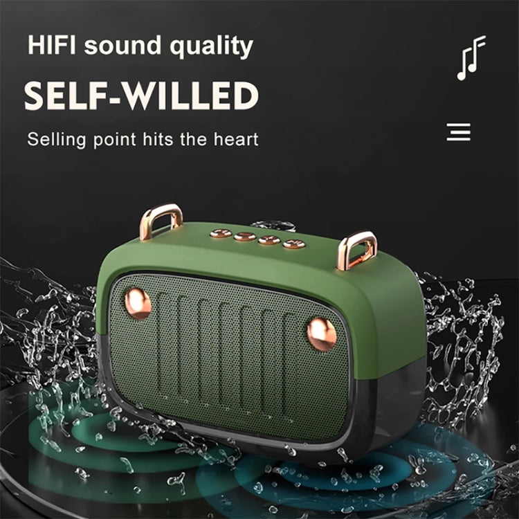 BS32D Wireless Bluetooth Speaker Cartoon Subwoofer Outdoor Card Portable Mini Speaker(Orange) - Mini Speaker by PMC TechLife | Online Shopping South Africa | PMC TechLife