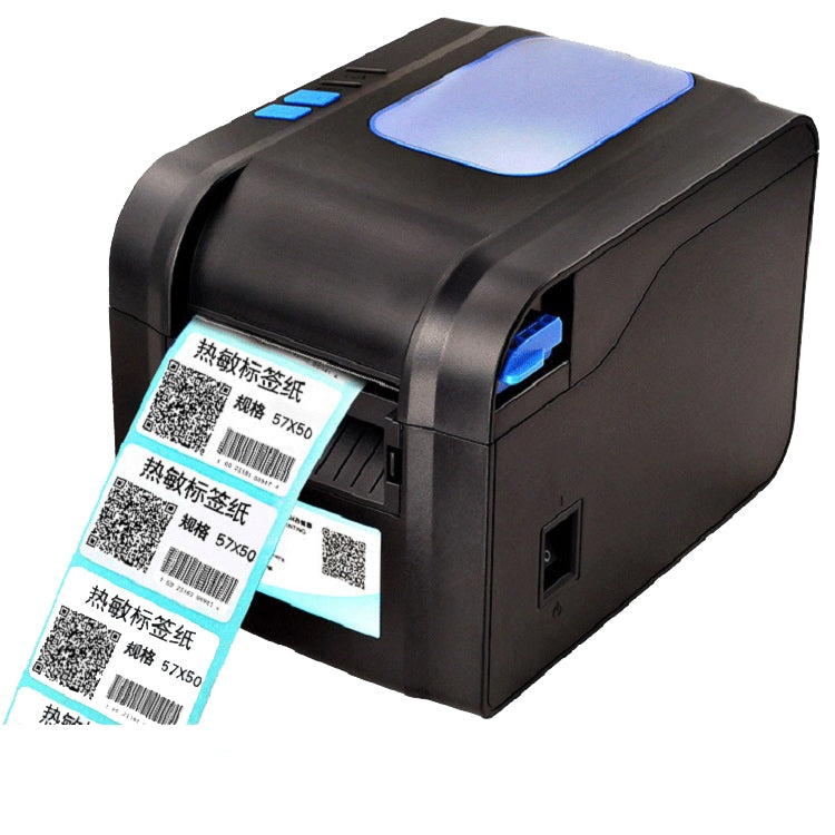 Xprinter XP-370B Barcode Printer Self-adhesive QR Code Printer Label Clothing Tag Thermal Ticket Machine(EU Plug) - Printer by Xprinter | Online Shopping South Africa | PMC Jewellery