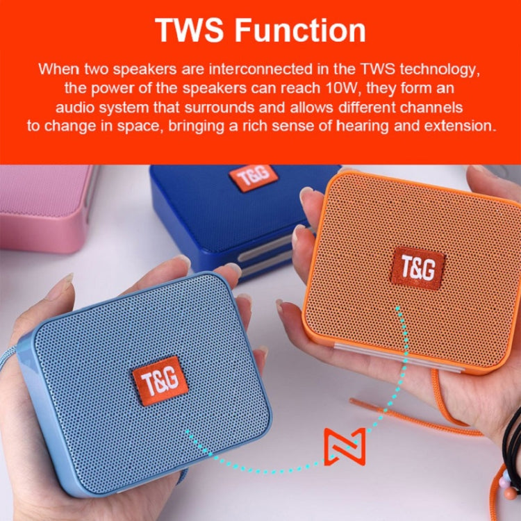 T&G TG166 Color Portable Wireless Bluetooth Small Speaker(Silver Gray) - Mini Speaker by T&G | Online Shopping South Africa | PMC TechLife