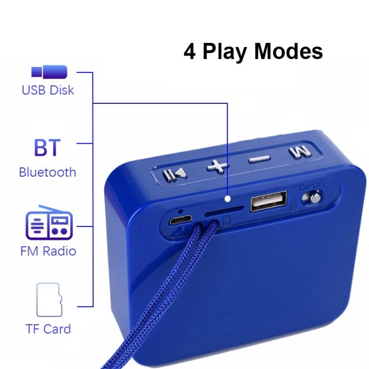 T&G TG166 Color Portable Wireless Bluetooth Small Speaker(Green) - Mini Speaker by T&G | Online Shopping South Africa | PMC TechLife | Buy Now Pay Later Mobicred