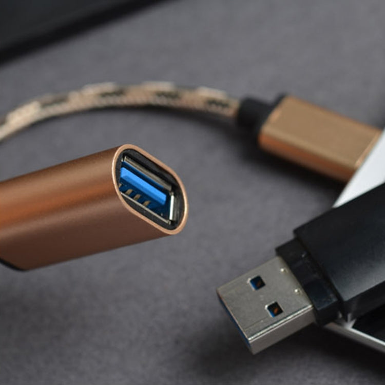 USB to USB-C / Type-C OTG Adapter Cable - Cable & Adapters by PMC TechLife | Online Shopping South Africa | PMC TechLife