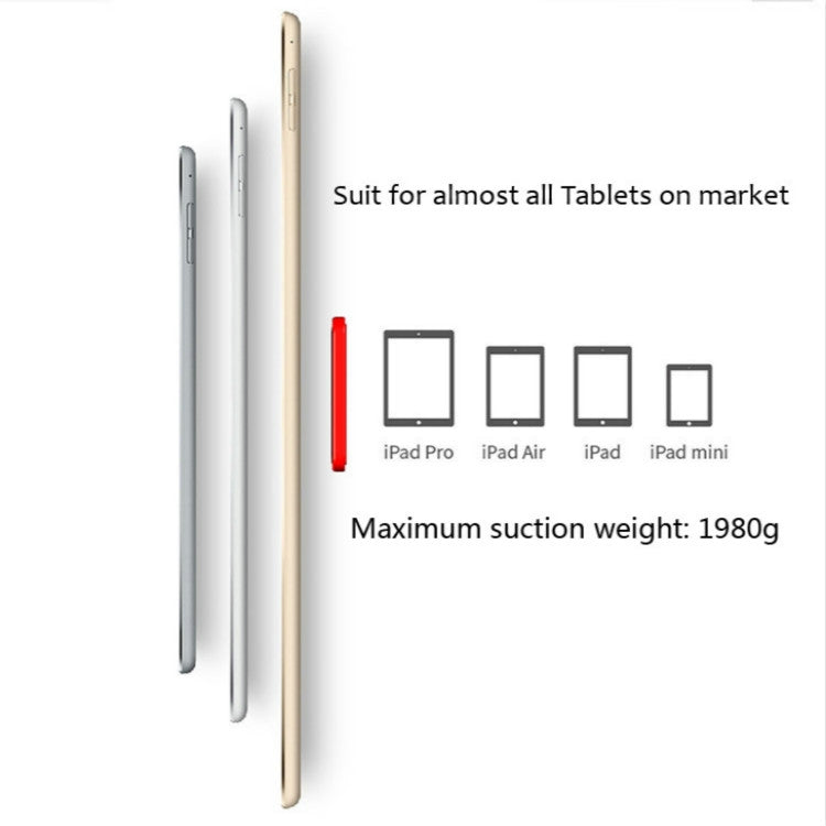 Wall-mounted iPad Magnetic Adsorption Universal Sticker Mobile Phone Wall Bracket(White B) - Hand-Sticking Bracket by PMC TechLife | Online Shopping South Africa | PMC TechLife
