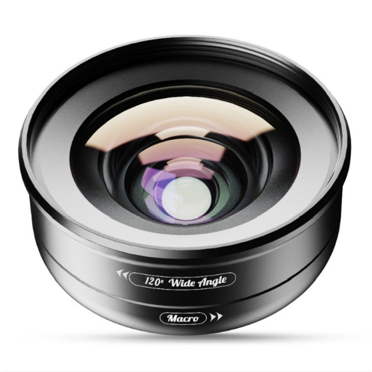 APEXEL APL-HD52IN1WM 2 in 1 Distortion-free HD 120-degree Wide-angle + 10X Macro Universal SLR External Mobile Phone Lens Set(Telephoto Clip) - Macro & Wide-angle by APEXEL | Online Shopping South Africa | PMC Jewellery | Buy Now Pay Later Mobicred