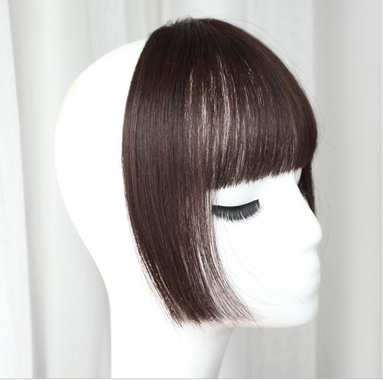 Women Fake Fringe Clip In Bangs Hair Extensions with High Temperature Synthetic Fiber(Light Brown) - Wigs by PMC Jewellery | Online Shopping South Africa | PMC Jewellery