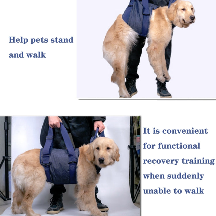 Pet Leash Senior Dogs Walking Aids Chest Harness, Size: XS(Dark Blue) - Leashes by PMC TechLife | Online Shopping South Africa | PMC TechLife