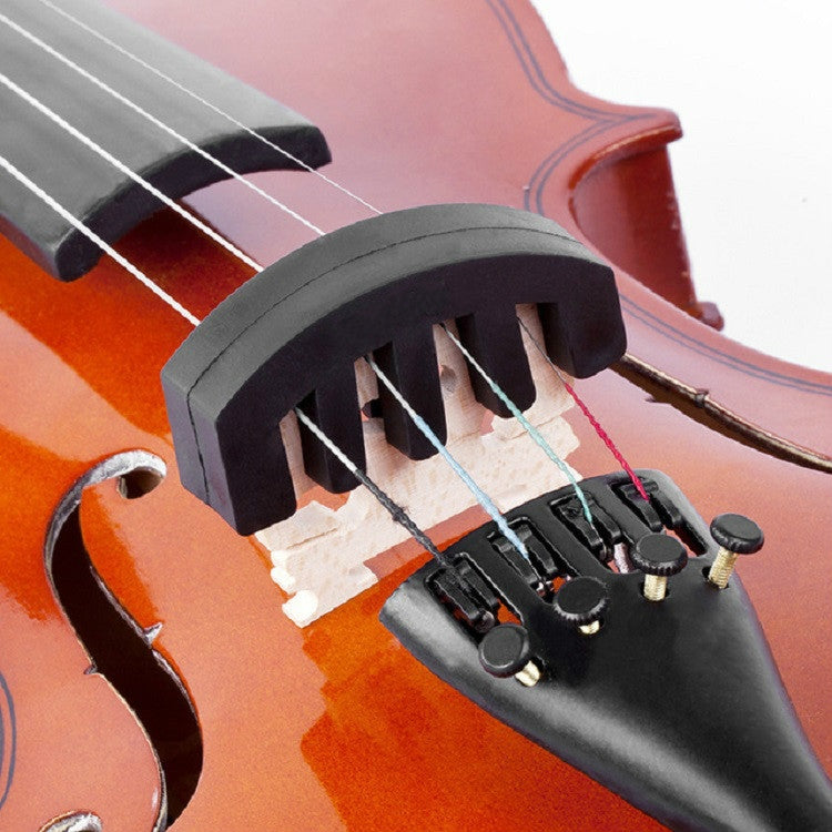10 PCS Silicone Silencer Mute Equipment Sourdine for Violin(Black) - Stringed Instruments by PMC TechLife | Online Shopping South Africa | PMC TechLife
