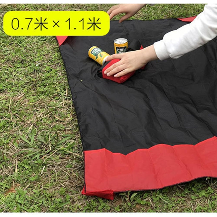 Portable Ultra-thin Folding Camping Mat Pocket Waterproof Blanket Outdoor Picnic Mat Sand Beach Mat, Size: 70*110cm(Red) - Camping Mats by PMC Jewellery | Online Shopping South Africa | PMC Jewellery