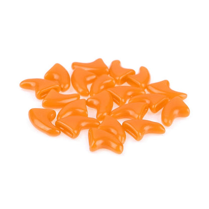 20 PCS Silicone Soft Cat Nail Caps / Cat Paw Claw / Pet Nail Protector/Cat Nail Cover, Size:XS(Orange) - Pet Care by PMC Jewellery | Online Shopping South Africa | PMC Jewellery