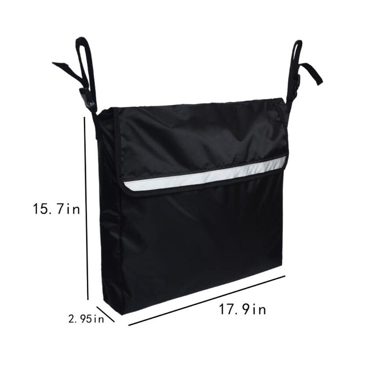 Storage Bag for Wheelchairs Disabled Car Storage Hanging Bag(Black) - Storage Bags by PMC Jewellery | Online Shopping South Africa | PMC Jewellery