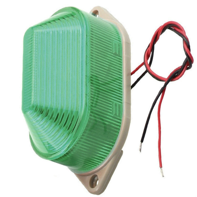 AC220V Led Mini Strobe Signal Warning Light Silent Warning Light(Green) - free shipping - PMC TechLife - Order now!