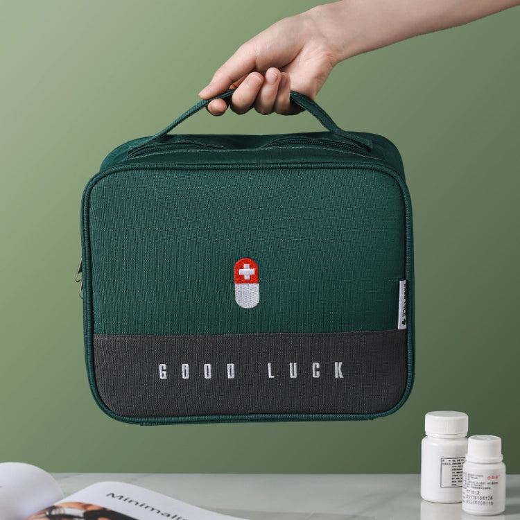 Thickened Large-Capacity Multifunctional Medicine Box Family Portable Storage Bag(Gray) - Pill Boxes by PMC Jewellery | Online Shopping South Africa | PMC Jewellery