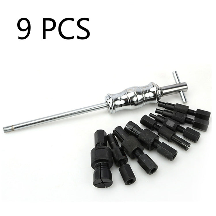 9 In 1 Inner Bearing Pull Code Puller Inner Hole Peilin Sliding Hammer Group Puller Inner Bearing Remove Tool - Hand Tool Sets by PMC Jewellery | Online Shopping South Africa | PMC Jewellery