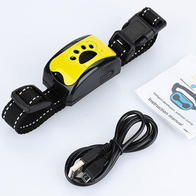 Rechargeable Waterproof Intelligent Identification Automatic Lock Bark Stop(Sky Blue) - Training Aids by PMC TechLife | Online Shopping South Africa | PMC TechLife