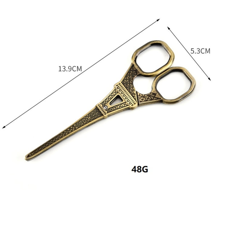 Stainless Steel Eiffel Tower Scissors Handmade Thread Tea Bag Scissors(Rose Gold) - free shipping - PMC TechLife - Order now!