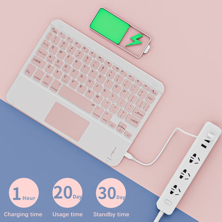 Universal Ultra-Thin Portable Bluetooth Keyboard and Mouse Set For Tablet Phones, Size:10 inch(Green Keyboard + Green Mouse) - Universal Keyboard by PMC TechLife | Online Shopping South Africa | PMC TechLife