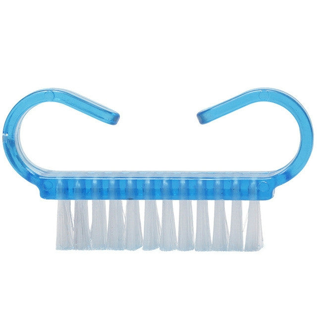 10 PCS Cleaning Brush Tools Nail Art Care Manicure Pedicure Remove Dust Small Angle Clean Brushes(Blue) - Nail Art Equipment by PMC TechLife | Online Shopping South Africa | PMC TechLife