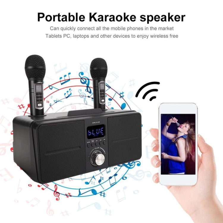 SDRD SD309 Wireless Microphone Bluetooth Audio All-In-One Machine(Black) - Microphone by PMC Jewellery | Online Shopping South Africa | PMC Jewellery