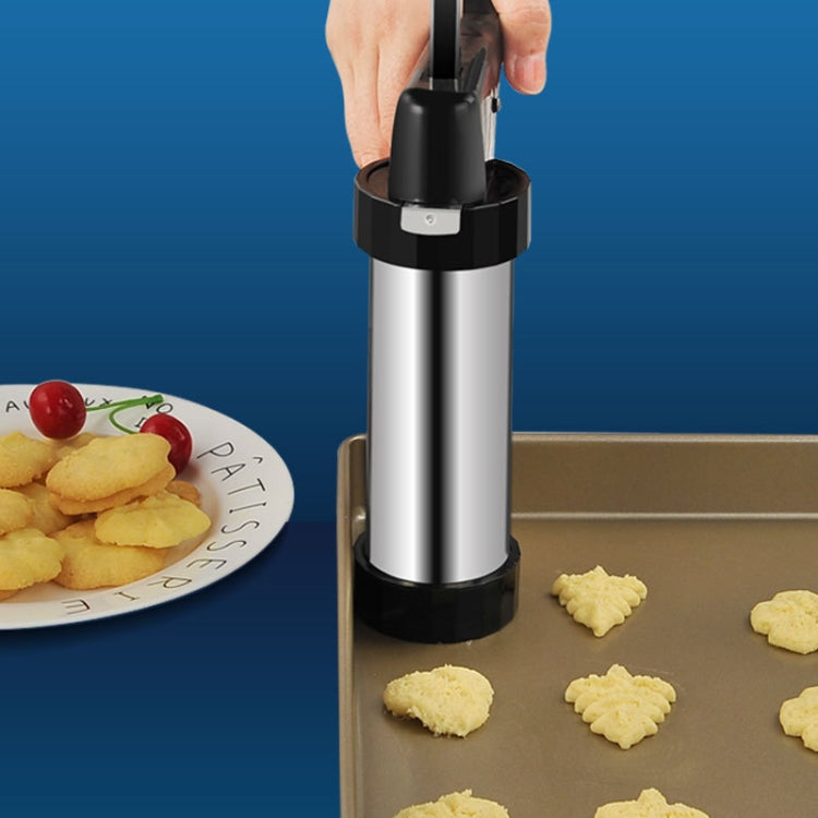 Multi-Function Stainless Steel Piping Gun Set Cookie Biscuits Hand Pressing Biscuit Machine Household DIY Baking Tools - Food Molds by PMC Jewellery | Online Shopping South Africa | PMC Jewellery