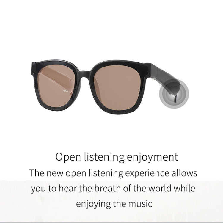 A13 Smart Audio Sunglasses Bluetooth Earphone(Brown) - Bluetooth Earphone by PMC TechLife | Online Shopping South Africa | PMC TechLife