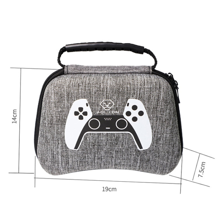 3 PCS AOLION Game Handle Waterproof EVA Storage Bag Hard Shell Bag For PS5/PS4(Black) - Bags by PMC Jewellery | Online Shopping South Africa | PMC Jewellery