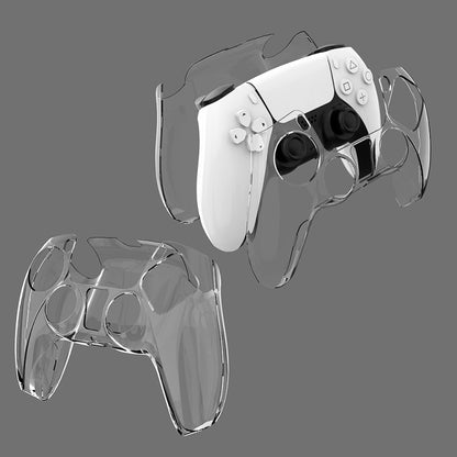 KJH PS5-002 Game Controller Crystal Shell Wireless Controller Protective Shell Cover PC Transparent Protective Hard Shell For PS5(Transparent) - Cases by KJH | Online Shopping South Africa | PMC Jewellery