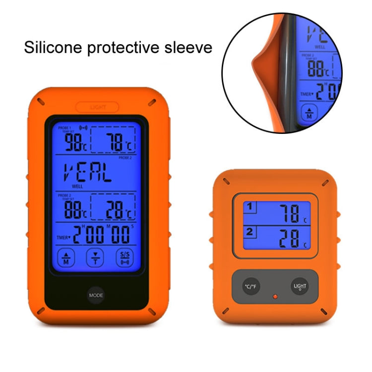 Wireless Food Thermometer Household Touch Screen BBQ Dual-Channel Kitchen  Thermometer - Cooking Thermometers by PMC TechLife | Online Shopping South Africa | PMC TechLife | Buy Now Pay Later Mobicred