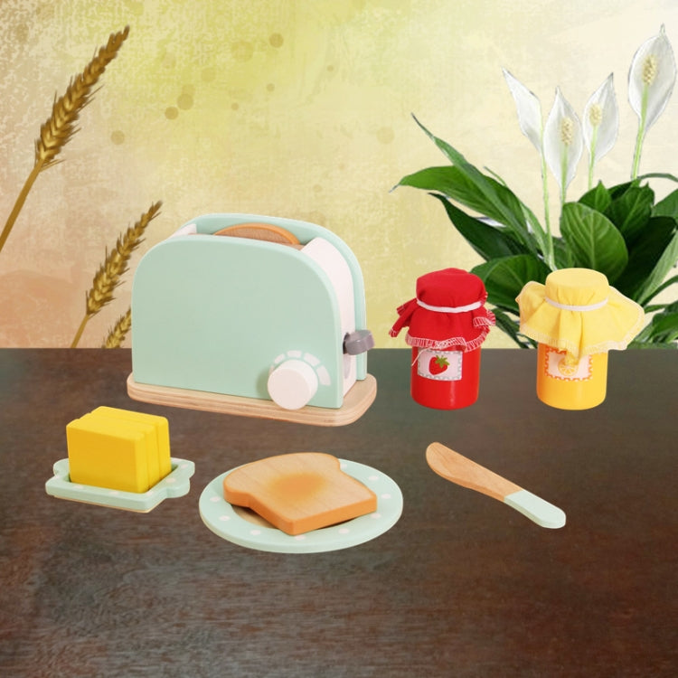 Children Simulation Kitchen Set Baby Wooden Food Cutting Pretend Play Toy Bread Maker - Pretend Play Toys by PMC Jewellery | Online Shopping South Africa | PMC Jewellery