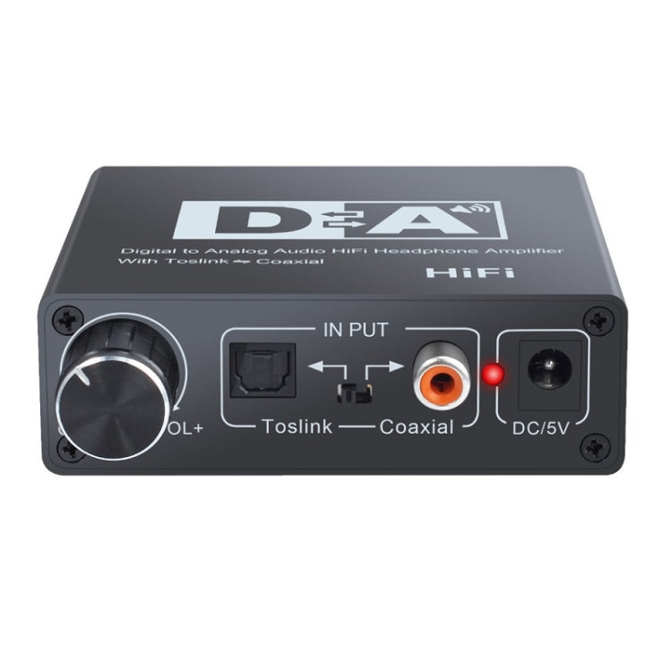NK-C6 Optical Fiber To Analog Audio Converter Adjustable Volume Digital To Analog Decoder With USB Cable - Audio Receiver Transmitter by PMC TechLife | Online Shopping South Africa | PMC TechLife