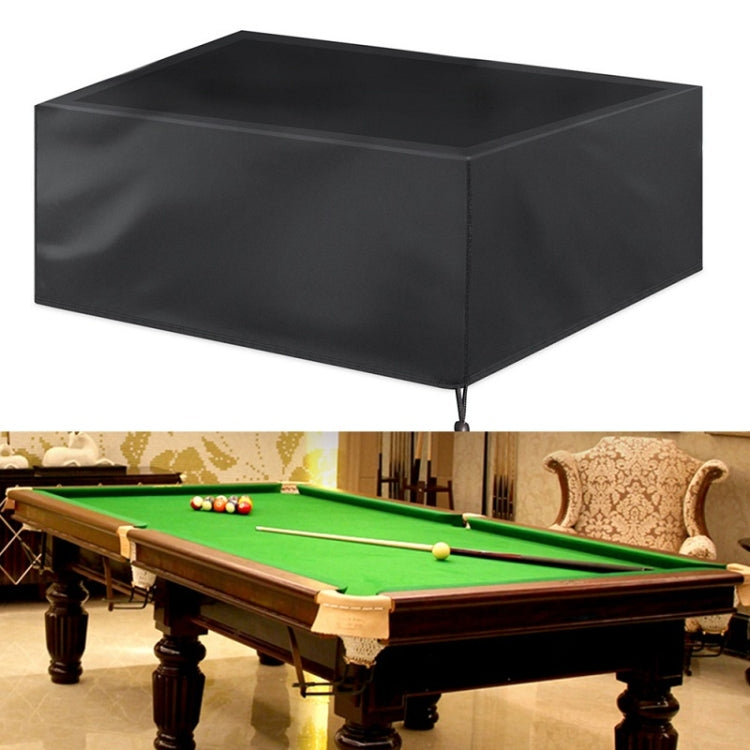 Billiard Table Dust Cover Billiard Protective Cover Water-Repellent Furniture Cover, Size: 260x135x82cm(Black) - Dust Covers by PMC Jewellery | Online Shopping South Africa | PMC Jewellery