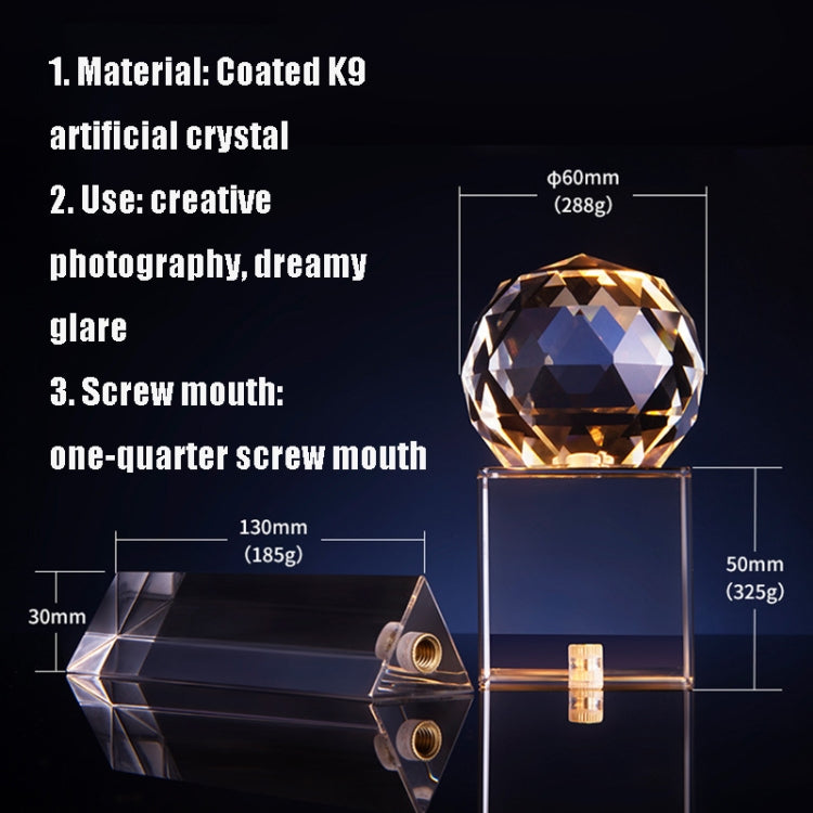 Triangular Prism Crystal Photography Foreground Blur Film And Television Props -  by PMC TechLife | Online Shopping South Africa | PMC TechLife