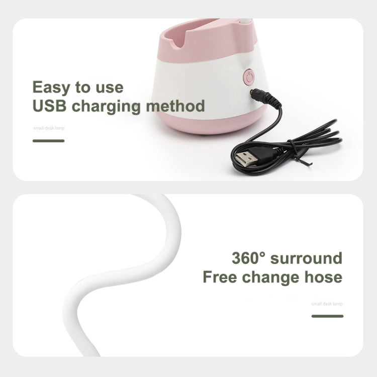 USB Charging LED Desk Light Eye Protection Lamp with Pen Holder and Phone Holder(CS276-4 Black) -  by PMC TechLife | Online Shopping South Africa | PMC TechLife