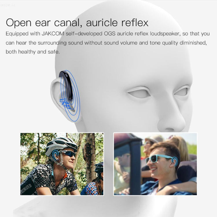 JAKCOM ET Binaural Ear-hook Smart Sports Bluetooth Earphone - Bluetooth Earphone by JAKCOM | Online Shopping South Africa | PMC Jewellery