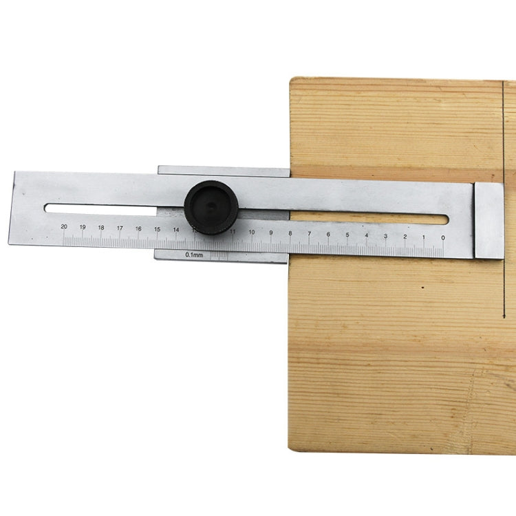 0-250mm Portable Woodworking Scribing Marker Ruler - Measuring Tools by PMC TechLife | Online Shopping South Africa | PMC TechLife