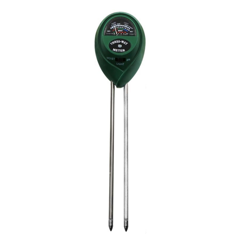 3 In 1 Soil Detector PH Value Light Intensity Test Pen Round Head Soil Dry Moisture Meter - free shipping - PMC TechLife - Order now!