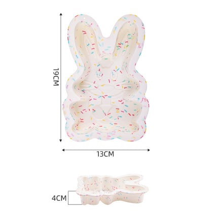 GW20035 DIY Candy Color Cartoon Silicone Cake Toast Ice Tray Mold, Specification: 8 Inch Bunny - Food Molds by PMC Jewellery | Online Shopping South Africa | PMC Jewellery