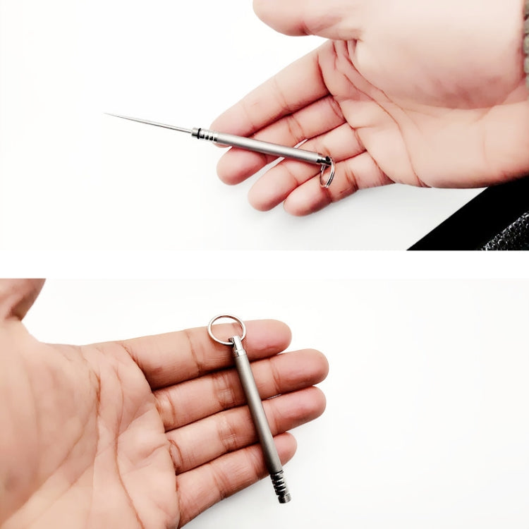 Titanium Alloy Integrated Toothpick Holder Portable Non-Disposable Toothpicks - free shipping - PMC TechLife - Order now!