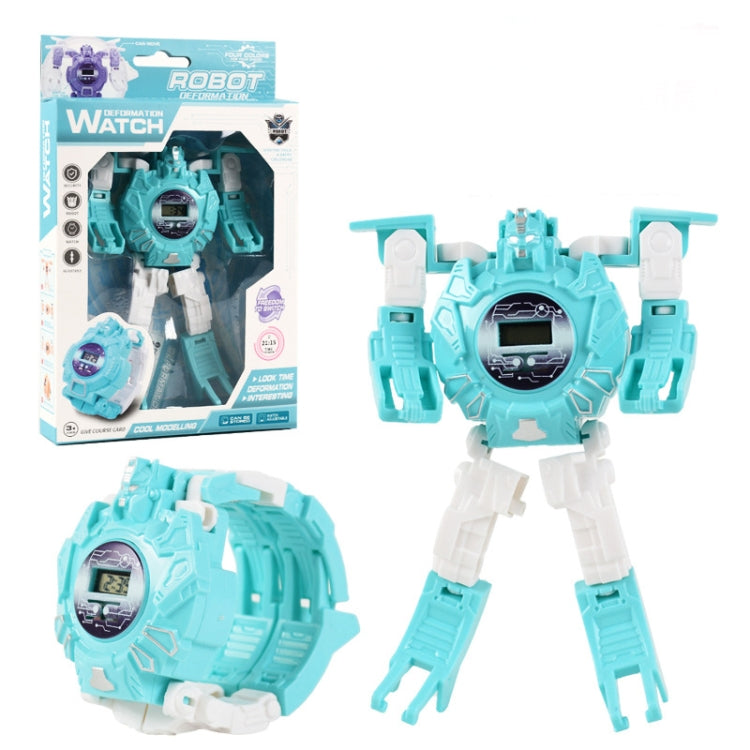 3 PCS Children Electronic Watch Cartoon Deformation Robot Toy Watch(Blue) - Electronic Pets by PMC Jewellery | Online Shopping South Africa | PMC Jewellery