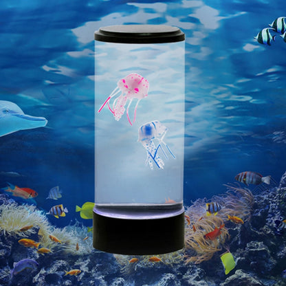 Desktop Simulation Cylindrical Jellyfish Light LED Colorful Atmosphere Night Light - Night Lights by PMC Jewellery | Online Shopping South Africa | PMC Jewellery