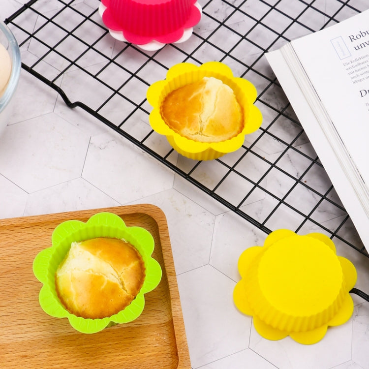 20 PCS DIY Baking Mold Macaron Lace Shape Silicone Cake Cup Pudding Egg Tart Muffin Cup Mold,Random Color Delivery - Food Molds by PMC TechLife | Online Shopping South Africa | PMC TechLife