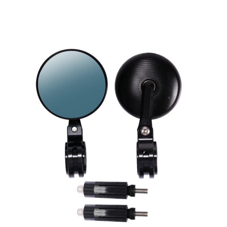 Motorcycle Modified Rearview Mirror CNC Handle Mirror Accessories(Black) - Side Mirrors by PMC TechLife | Online Shopping South Africa | PMC TechLife