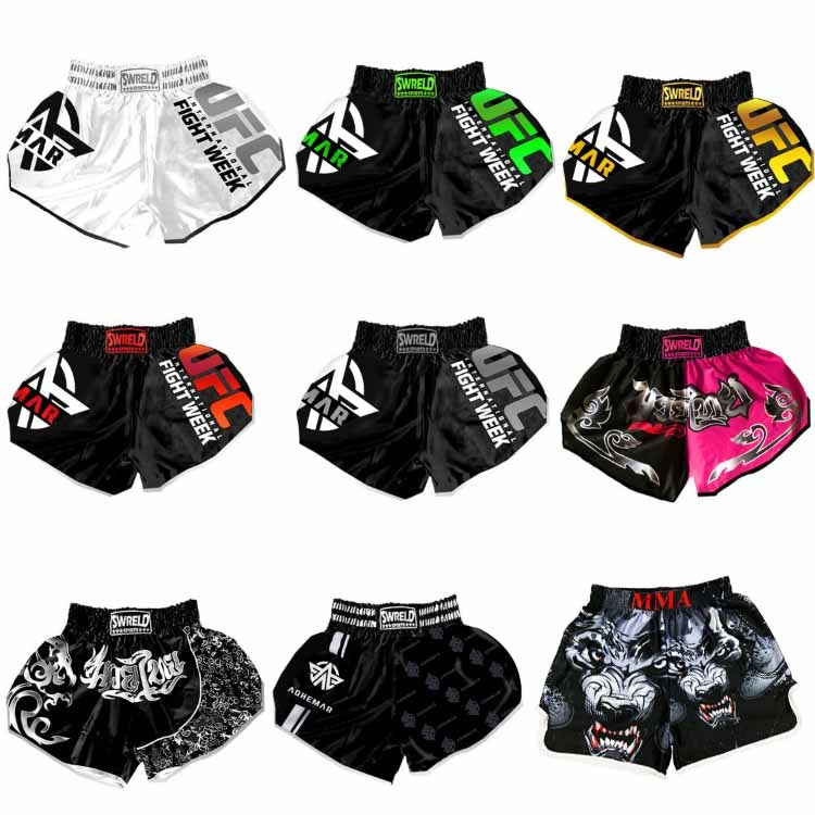 SWERLD Boxing/MMA/UFC Sports Training Fitness Shorts, Size: M(2) - Sports Shorts by SWERLD | Online Shopping South Africa | PMC Jewellery