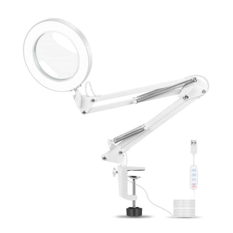 USB Desktop LED Ring Light Welding Auxiliary Magnifying Glass Lighting Desk Lamp - Microscope Magnifier Series by PMC Jewellery | Online Shopping South Africa | PMC Jewellery