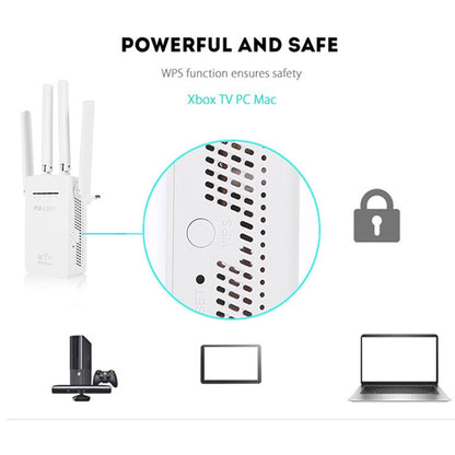 PIX-LINK LV-WR09 300Mbps WiFi Range Extender Repeater Mini Router(AU Plug) - Wireless Routers by PMC Jewellery | Online Shopping South Africa | PMC Jewellery
