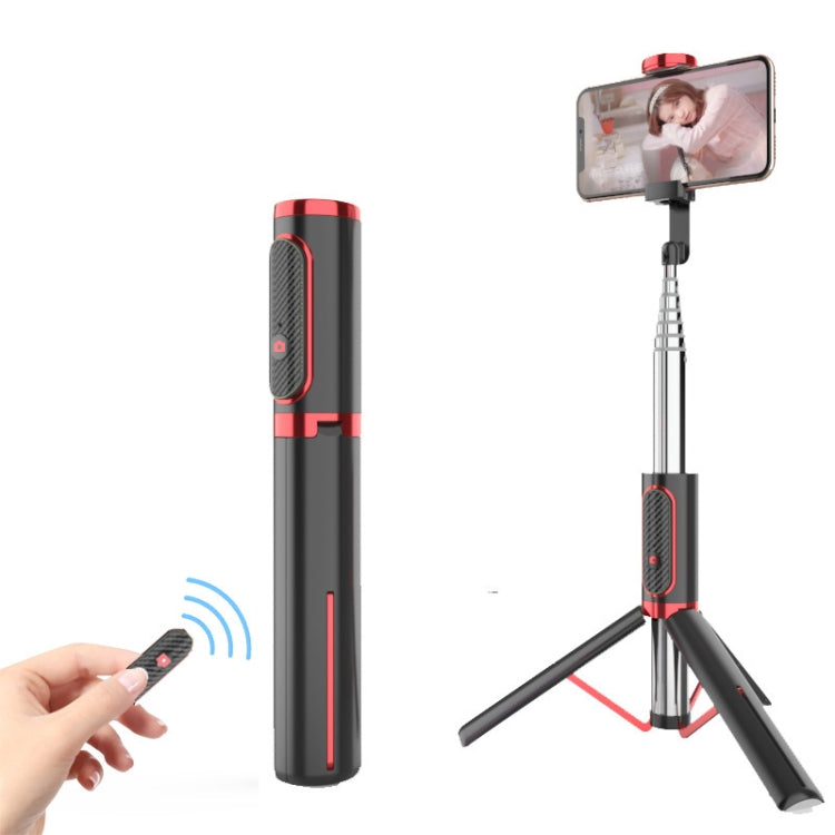 Bluetooth Selfie Stick with Tripod Multi-function Gimbal Mobile Phone Fill Light Live Support(Black) - Selfie Sticks by PMC TechLife | Online Shopping South Africa | PMC TechLife
