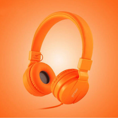 Gorsun GS-778 Mobile Phone Music Headset Wired Laptop Children Headphones(Orange) - Headset & Headphone by PMC Jewellery | Online Shopping South Africa | PMC Jewellery