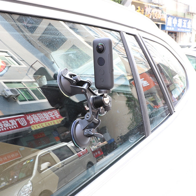 For Insta360 One X / One R Triangle Suction Cup Mount Holder with Ball-Head Tripod Adapter(3-Legs Sucker) - Mount & Holder by PMC Jewellery | Online Shopping South Africa | PMC Jewellery