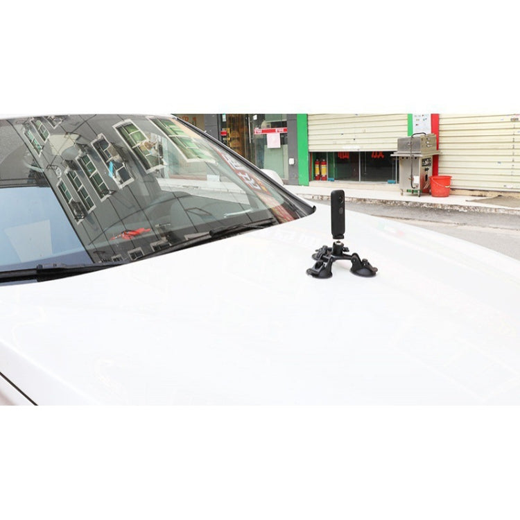 For Insta360 One X / One R Triangle Suction Cup Mount Holder with Ball-Head Tripod Adapter(3-Legs Sucker) - Mount & Holder by PMC Jewellery | Online Shopping South Africa | PMC Jewellery
